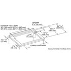 New  Bosch 800 Series Hdd80052uc 30  Downdraft Ventilation System