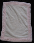 Mother s Promise Pink Security Blanket Baby Lovey Plush Rectangle Mini