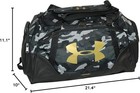 Under Armour Undeniable 3 0 Small Duffel Bag Limited Edition Black Camo Gold Gym