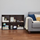 Solid Wood Bookcase 90 30 60cm Floor Bookshelf Cube Storage Organizer