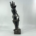 Benin Bronze Warrior Figure Nigeria