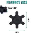 4pcs L075 Lovejoy Rubber Spider Insert Closed Fits L075  Coupling