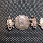 Antique Silver Sixpence Bracelet George 1st  2nd  3rd  Queen Anne 1700 s 