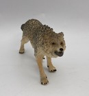 Schleich Snarling Grey Wolf Adult Wildlife Figure 2014 Wolves 14741