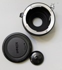 Nikon F-c F-mount Lens To C-mount Motion Picture Camera Adaptor   Caps Mint Cond