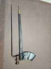 Antique Original Us M1855 Military Socket Bayonet And Leather Sheath With Hanger