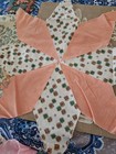 Lot Of 20 Vtg 70s Unfinished Handsewn 8 Pointed Star Shape Quilt Blocks 20  