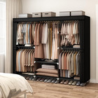83  Portable Wardrobe Closet For Bedroom  Freestanding Clothes Rack Organizer