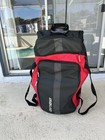 Bauer Red Black Hockey Duffle Bag  Wheeled Telescope Handle 34  X 19 1 2  X 9 5   