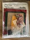 Vintage Bucilla Felt Stocking Kit  32967 Christmas Santa Snowman 15  - Unopened