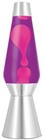 Lava   Lamp Grande 27   Pink Wax   Purple Liquid   Silver Base  new   Decor  La