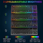 Wireless Mechanical Keyboard And Mouse Combo Rechargeable Ergonomic Gaming Rgb