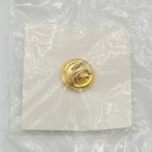 Mobil 1992 Cotton Bowl Football Lapel Pin 1  Gold Tone Enamel Vintage