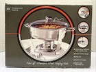  Pre-owned lightly Used nsf 4 Qt  Round Stainless Steel Chafing Dish W box