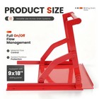 Sliding Grain Gate Steel 9  X 18  Grain Bed Truck Sliding Gate Red Powder Coated