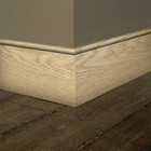 Unfinished White Oak Baseboard Moulding 9 16 In X 5 In X 7ft   Solid Hardwood