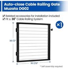 5-10ft 42  Black Stair Side Mount Modular Cable Railing Kit Rwf1 Ba4l Bundle 1pa