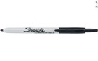 New    3x Sharpie Retractable Permanent Markers Fine Point Black Vibrant Fade-free