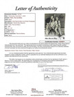 Peter  Paul   Mary Autographed 8x10 Photo Jsa Letter Folk Music Trio