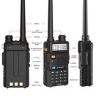 Baofeng Uv-5r Dual Band Two Way Radio  black   144-148mhz   420-450mhz