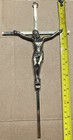Vintage Crucifix Cross Jesus Christ Wall Hanging -engraved Inri  10 X 5 Inch 