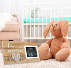 New Mom Pregnancy Gifts - Baby Reveal Sonogram 4x3 Picture Frame   Love At First