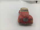 Vintage The Sun Rubber Co 4 Door Sedan Toy Car Made In Usa Red White 1930 s 40 s