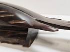 Vintage Mid Century Stylized Wood Roadrunner Bird Sculpture 15 