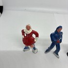 Barclay Lead Figures Winter Sports Lot Of 5 Ice Skaters Jumper Vintage No Hand