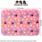 Puppy Blanket Pet Soft Bed Cushion Cover Dog Cat Warm Sleep Bed Mat Paw Print Us