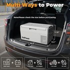 Setpower 12v Refrigerator 50 Hours Backup Cooling 21 Quart 12v Cooler For Travel