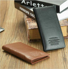 Men s Bifold Leather Pocket Credit Card Holder Purse Suit Long Wallet Checkbook