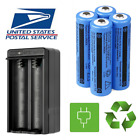 4pcs 3000mah Batteries 3 7v Rechargeable Battery   Charger For Flashlight Torch