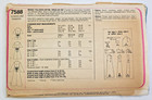 Vtg 70s Simplicity Sew Pattern 7588 Misses Caftan  Dress  Top Size M 12-14 Cut