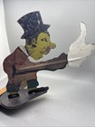 Early Mechanical Hand Painted Metal Figural Folk Art Car Truck Auto Turn Signal