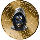 2025 Germany Satoshi Project Bitcoin Whale 21 Gram Silver Gilded Platinum Coin