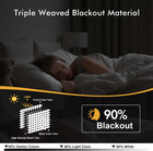Blackout Curtains For Bedroom Living Room 2 Panels  Thermal Insulated Room Darke
