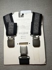 Gymboree Baby Suspenders 0-24 Months Black Gray Dressed Up Nwt Adjustable