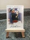 1996 Donruss Leaf Signature Series - Scott Brosius Bronze - Nm Autographed Card