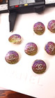 Chanel Button 20 Mm Shimmer gold Tone  Metal Made In France