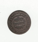 1848  large - Date  - Liberty Seated Half Dime - Less Than 668 000 Minted  