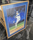 Hanne Lore Koehler Signed Tom Henke Toronto Blue Jays Triple Play Framed Print