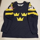 Game Worn Eric Nilson Team Sweden 2026 World Junior Championship Hockey Jersey