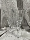 Lenox Adorn Champagne Toasting Flutes Crystal Glasses Boxed Set Of 2 New