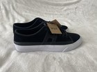 Huf Skate Shoes Size 7 Black Suede Low Top Sneakers