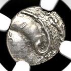 Celtic Gaul  Aedui  1st Century Bc  Silver Quinarius  Horse  Ngc Xf