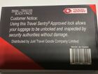4 Pc  Forge Cable Luggage Locks Resettable Combination W alloy Body Tsa21105