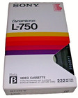 Sony Dynamicron Betamax Video Cassettes L-750