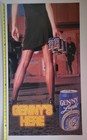Vtg Lot Of 4 Budweiser Beer Promo Posters Genesee Bud Light Vintage