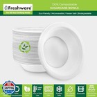 Freshware Paper Bowls - Disposable 12 Oz  Soup Bowl  1000-pack Biodegradable 